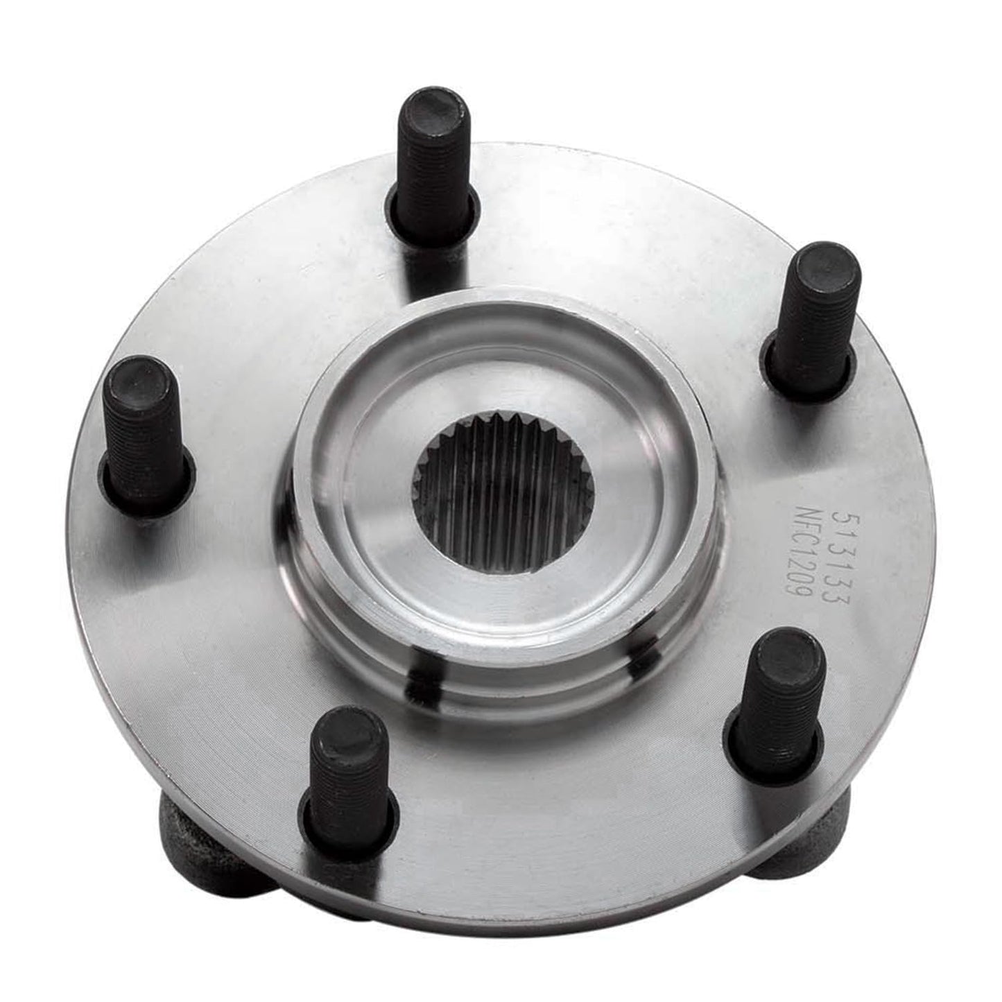 Detroit Axle - 2pc Front Wheel Bearing Hubs for 00-13 Chevy Impala Monte Carlo, 97-08 Pontiac Grand Prix, 06-11 DTS, 05-09 Buick Lacrosse, 06-11 Lucerne, 00-05 Lesabre, Pair Wheel Bearings and Hubs