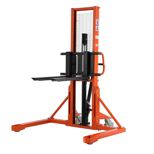 Tory Carrier Manual Pallet Stacker 1100lbs Capacity 63" Lift Height