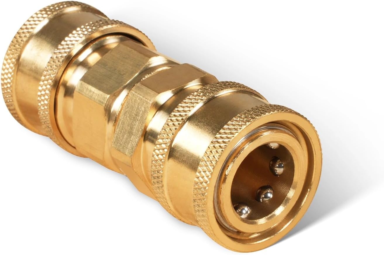 Pressure Washer 3/8" Double Female Quick Connector Max Pressure 5000 PSI