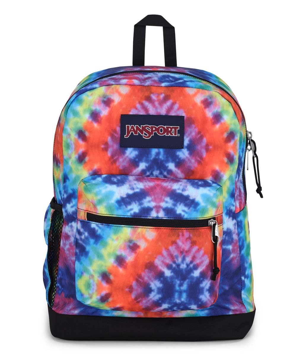 JanSport Cross Town Plus Backpack - Large Main Compartment, Side Water Bottle Pocket, 15-Inch Padded Laptop Sleeve - Black