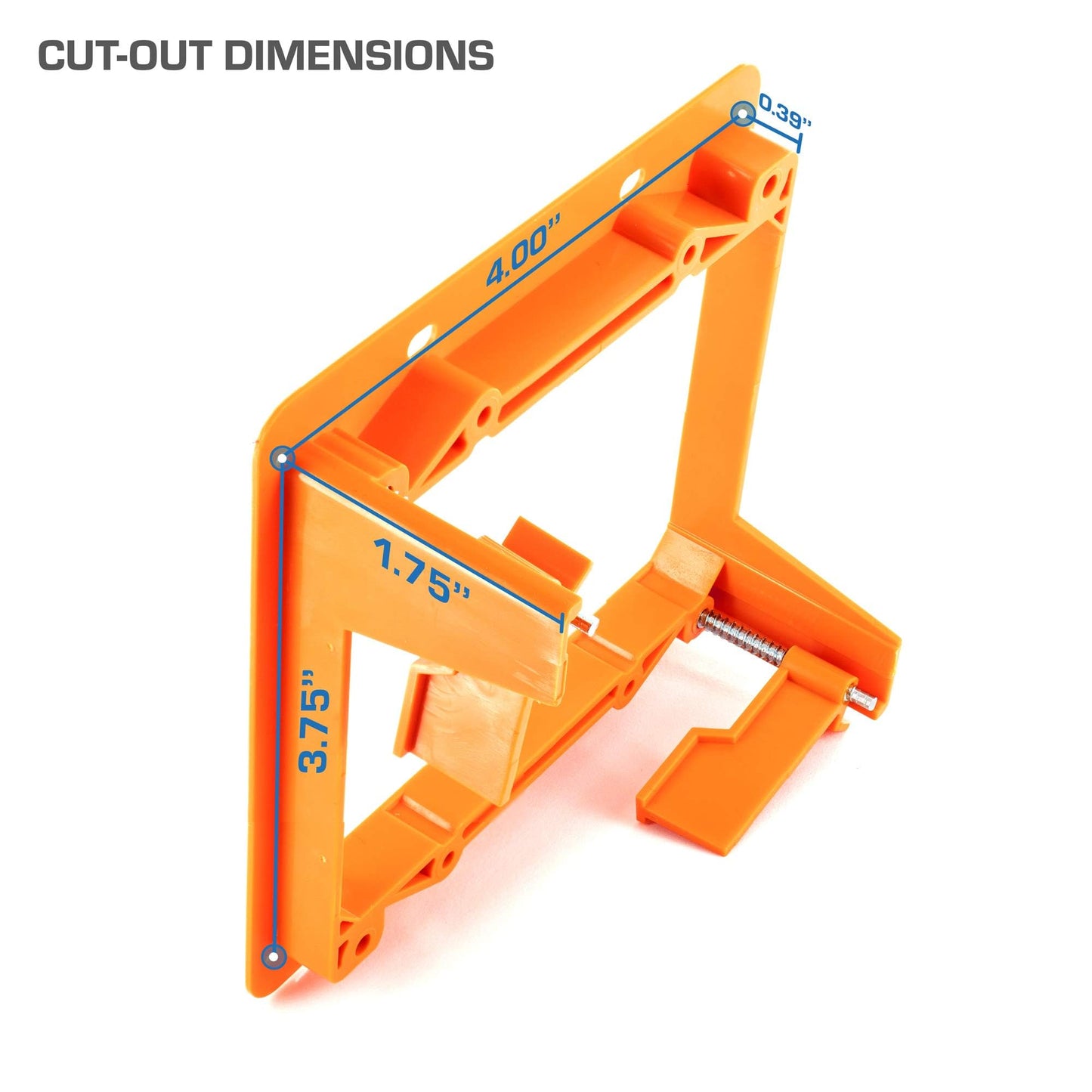 Cmple - Low Voltage Mounting Bracket 2 Gang Multipurpose Drywall Mounting Wall Plate Bracket – Dual Gang
