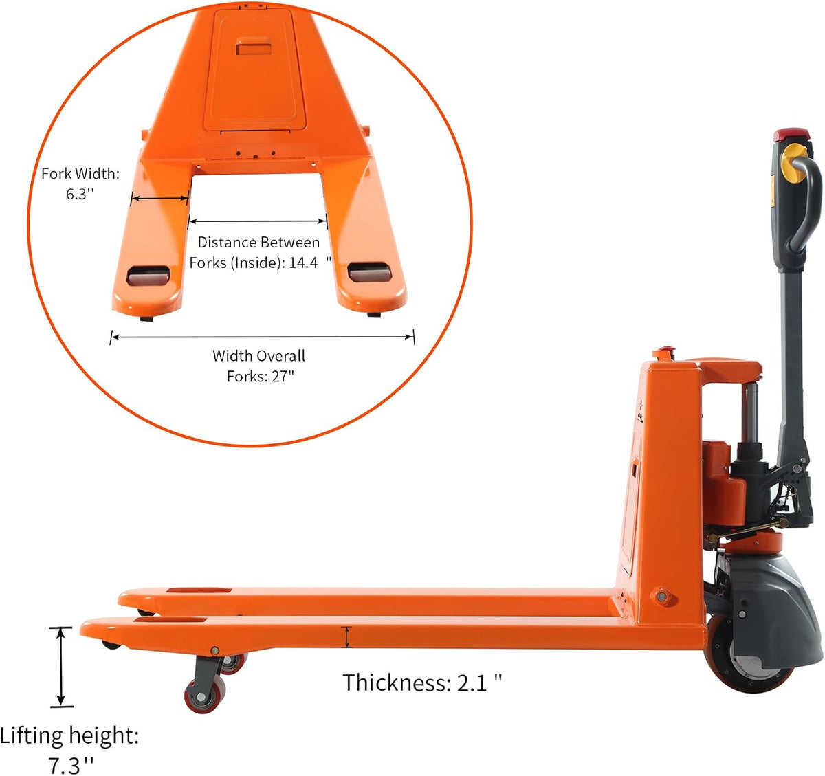 Tory Carrier Electric Pallet Jack, Lithium Battery Powered Pallet Trucks