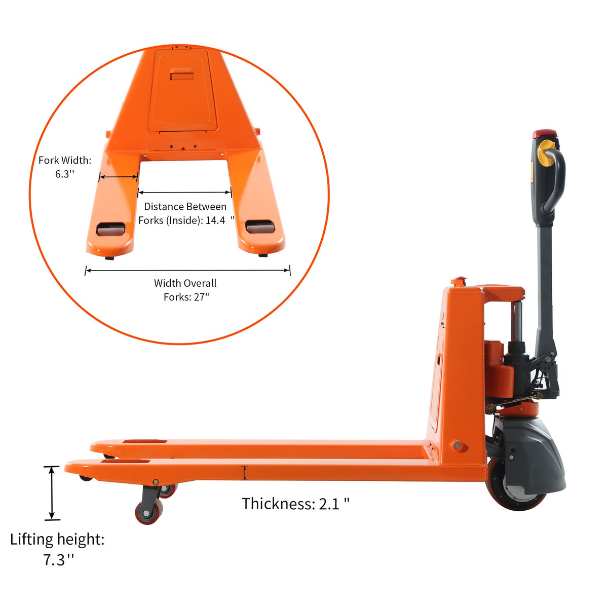 Tory Carrier Electric Pallet Jack, Lithium Battery Powered Pallet Trucks