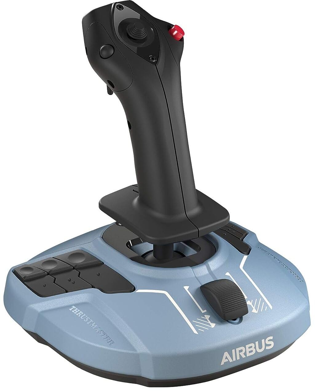 Thrustmaster TCA Sidestick Airbus Edition Flight Sim Joystick - PC | A320 1:1 replica, drift-free magnetic sensor, 17 mappable action buttons, built-in throttle, thrust reverser, Hall sensor