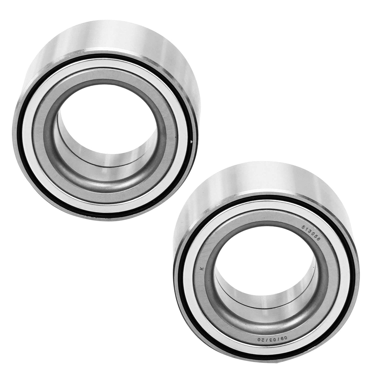 Detroit Axle - Pair 2WD Front Wheel Bearing Hub Assembly for 99-06 Chevy Silverado Sierra 1500, 00-06 Suburban 1500 Tahoe Yukon GMC Yukon XL 1500, 02-06 Cadillac Escalade 6 Lugs [with ABS]