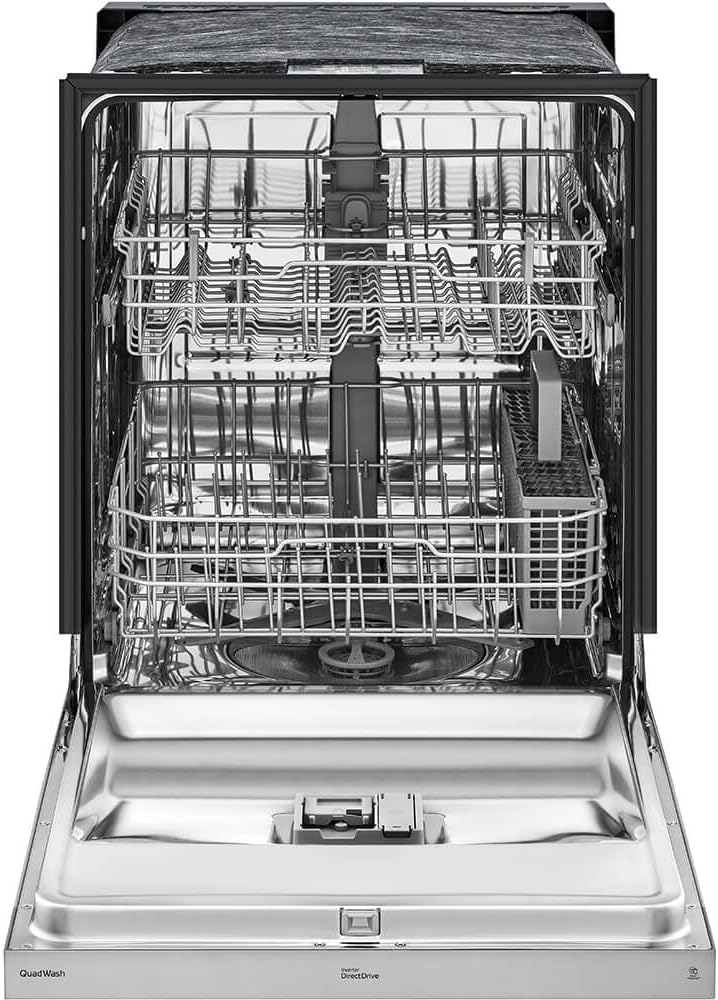 LG LDFN3432T 50 dBA Stainless Front Control built in Dishwasher with QuadWash