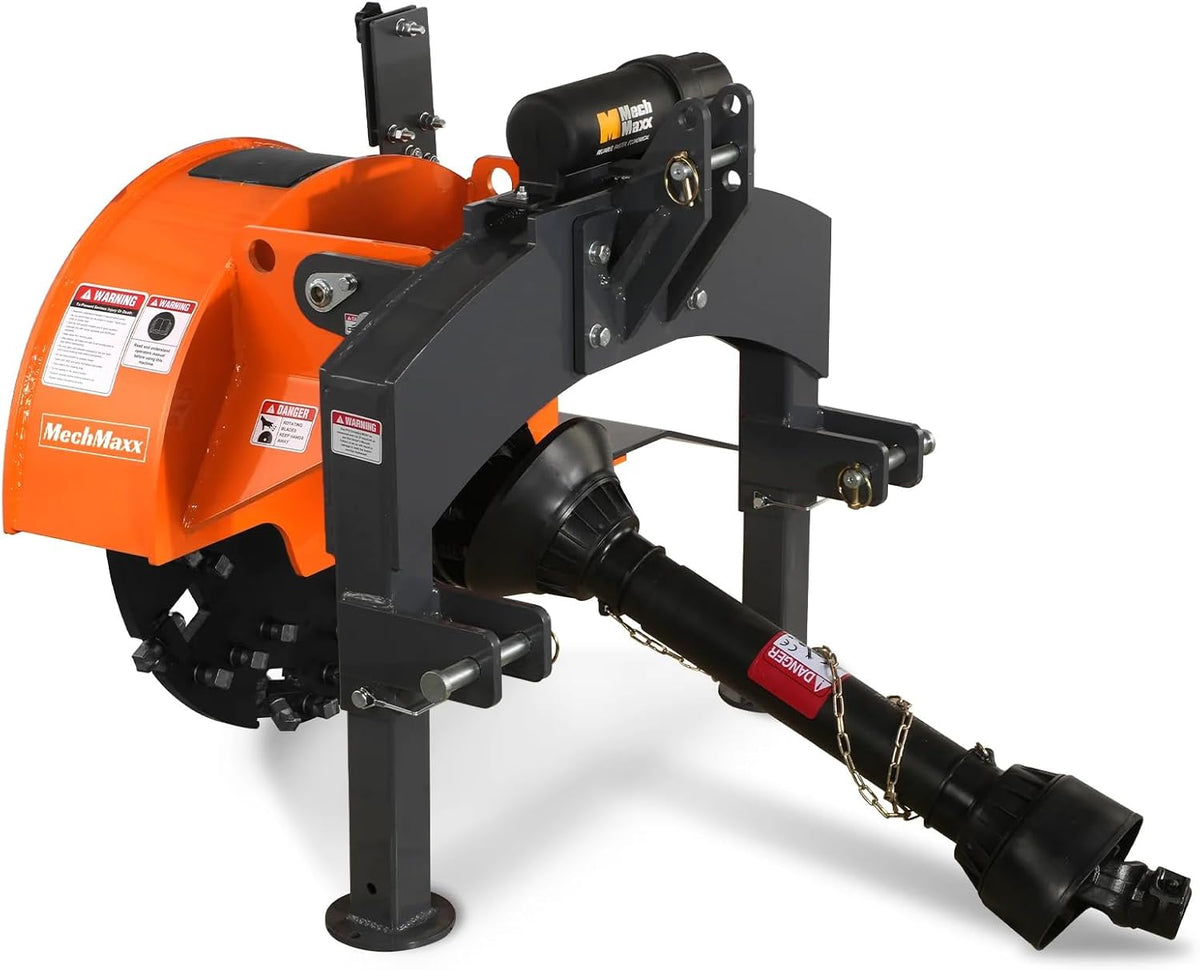 MechMaxx 24" Heavy Duty PTO Powered Stump Root Grinder