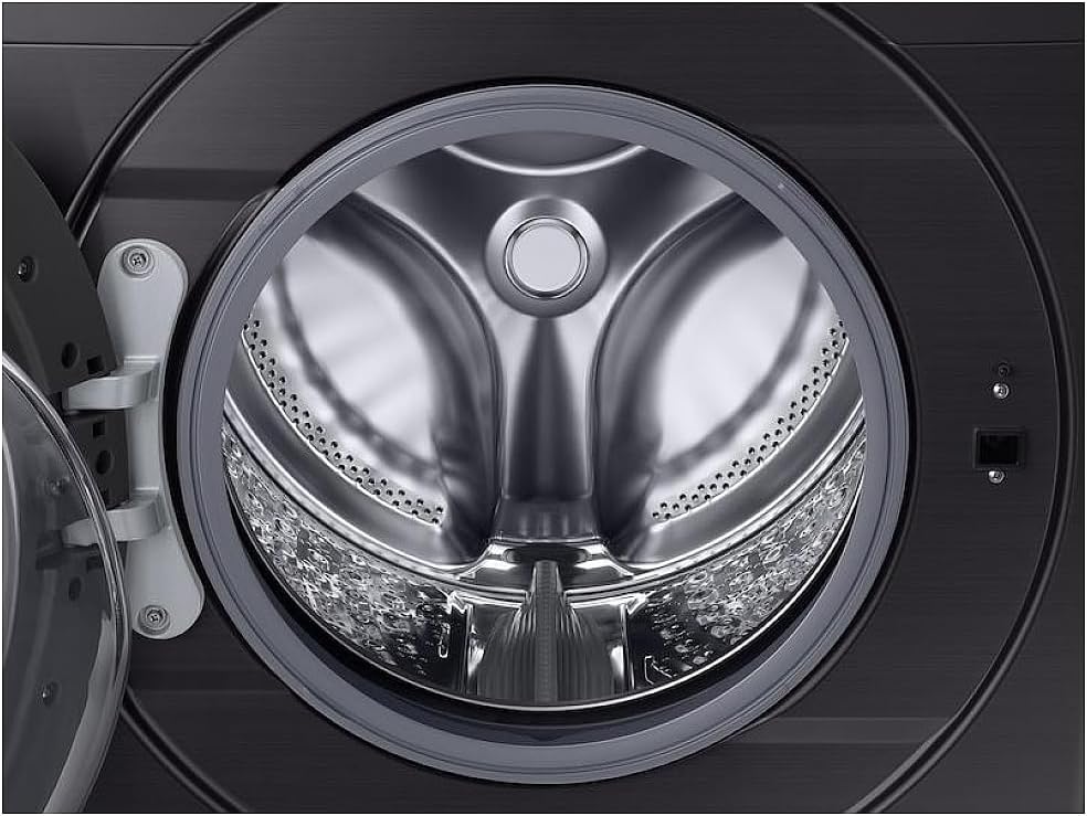 Samsung WF45T6000AV 4.5 Cu. Ft. Black Stainless Steel Front Load Washer, ENERGY STAR®