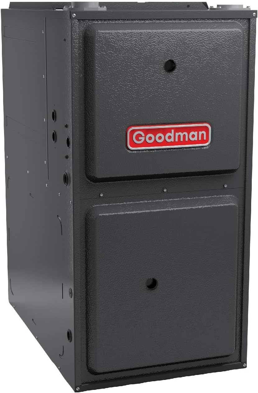 Goodman 96% AFUE Two Stage Upflow/Horizontal multi-speed 60k BTU Low NOx Natural Gas furnace (17.5 wide) (GR9T960603BN)
