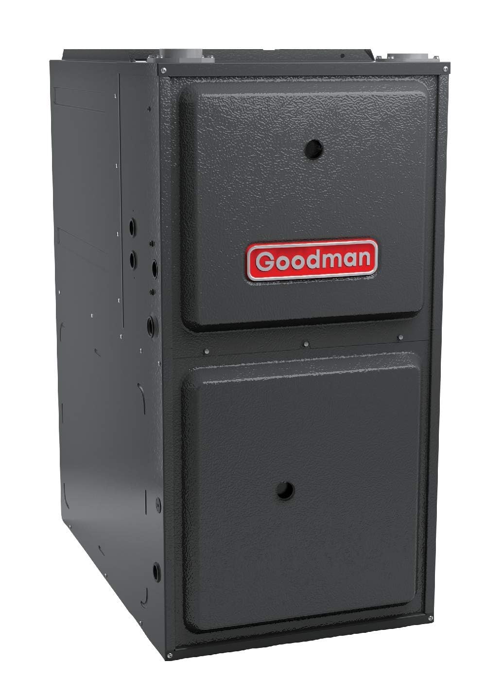 Goodman 96% AFUE Two Stage Upflow/Horizontal Multi-Speed 80k BTU Low NOx Natural Gas Furnace (17.5 Wide) (GR9T960803BN)
