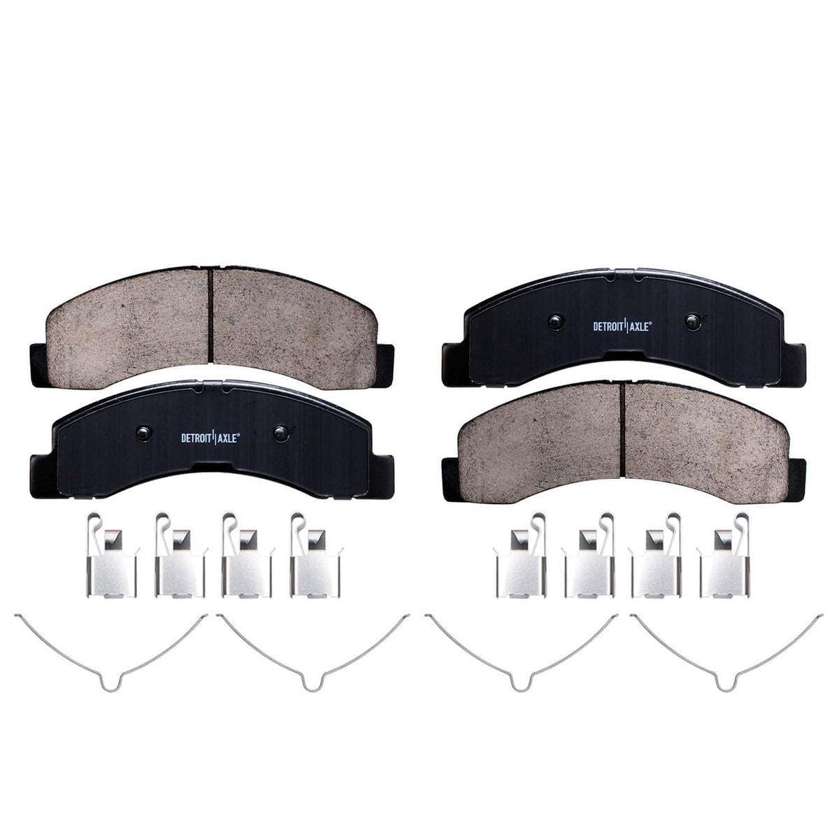 Detroit Axle - Rear Brake Rotors Pads for 2019-2026 Chevy Silverado 1500