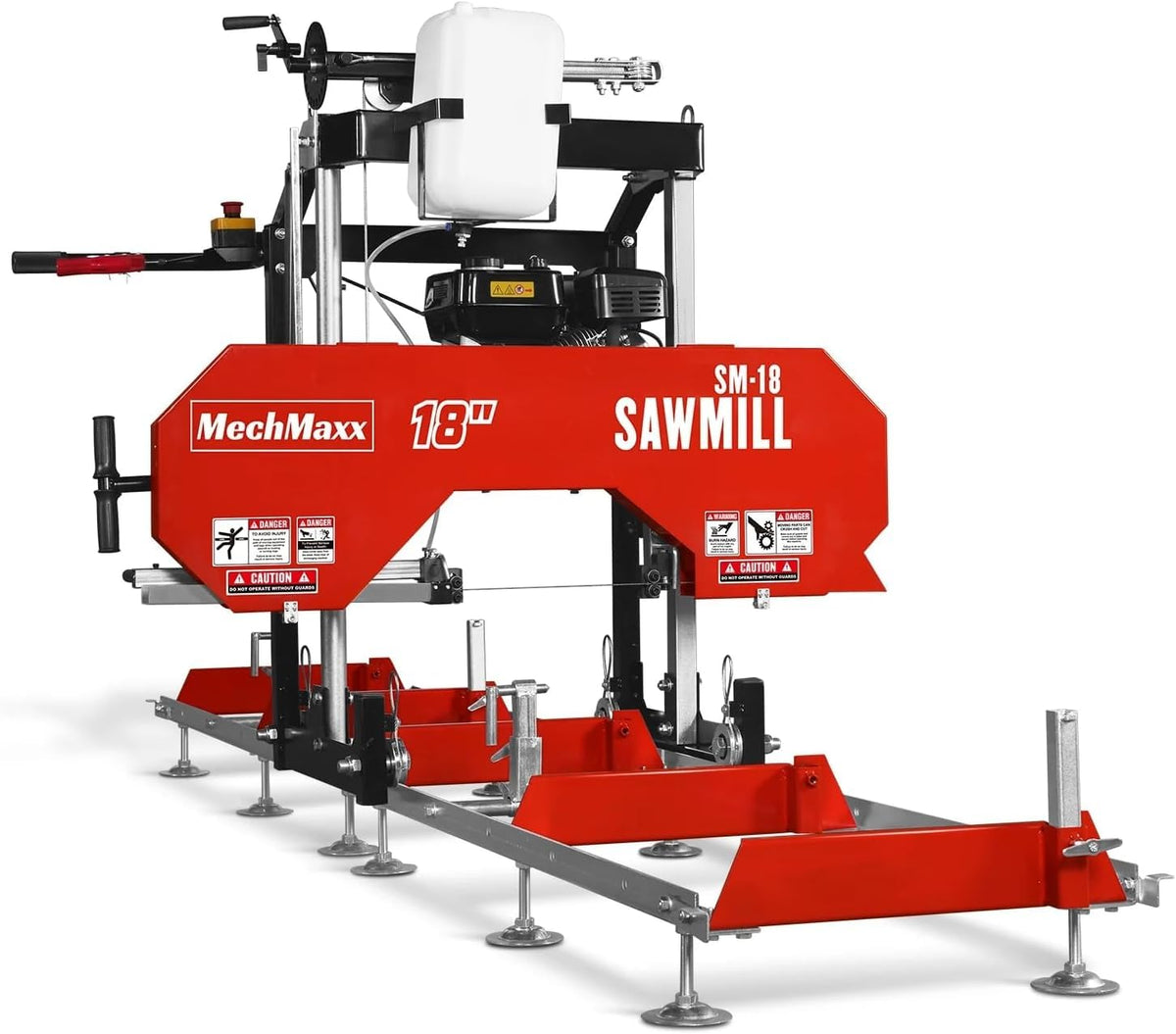 MechMaxx 22" Portable Sawmill, 13' Track Length, 18" Board Width, SM-22