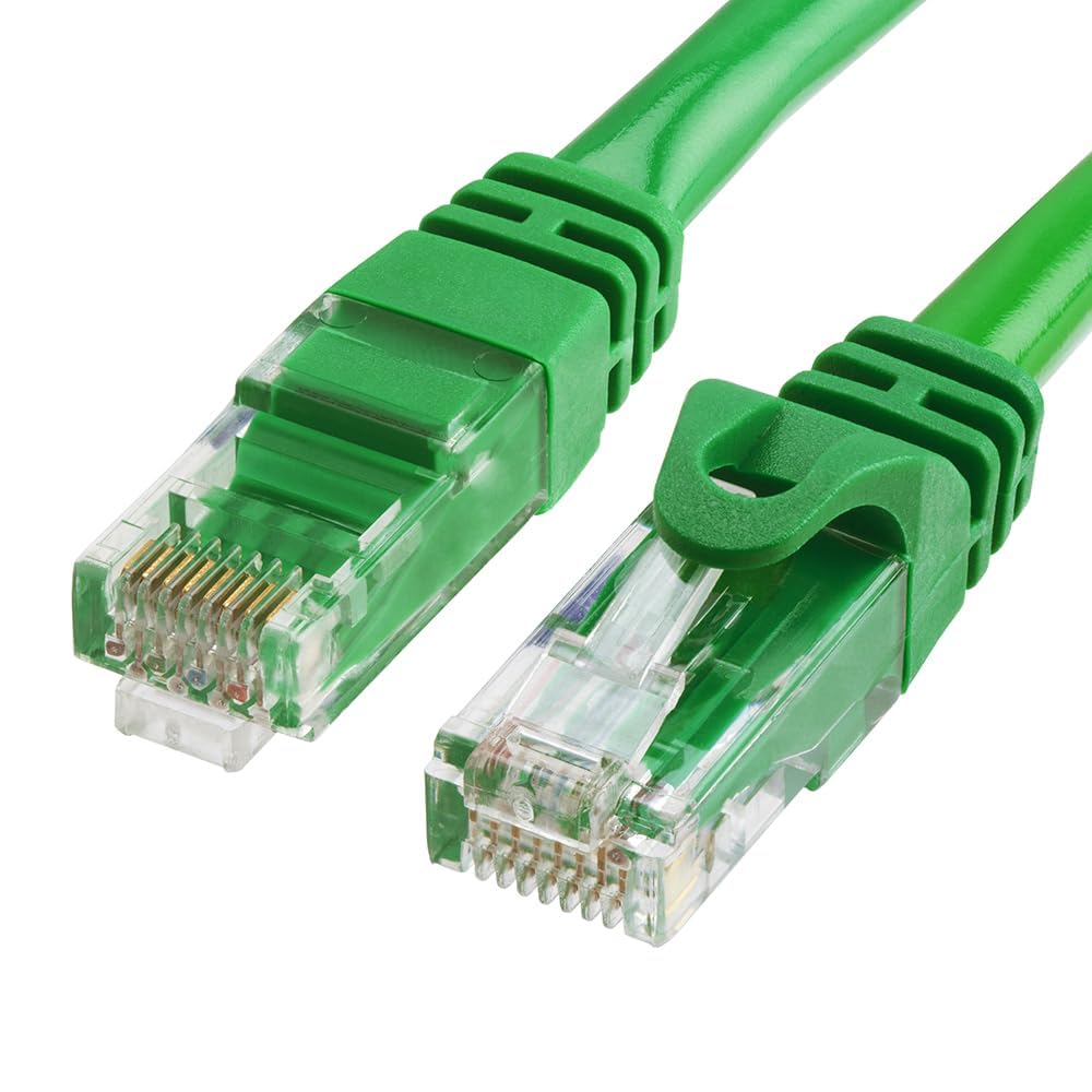 Cmple - Cat 6 Ethernet Cable 10 ft, Cat6 Patch Cables 10Gbps LAN Cable, 550MHz Network Cable, RJ45 Connectors, Compatible with Gaming Computer, Laptop, Modem, Router, HDTV, Gaming Console - Yellow