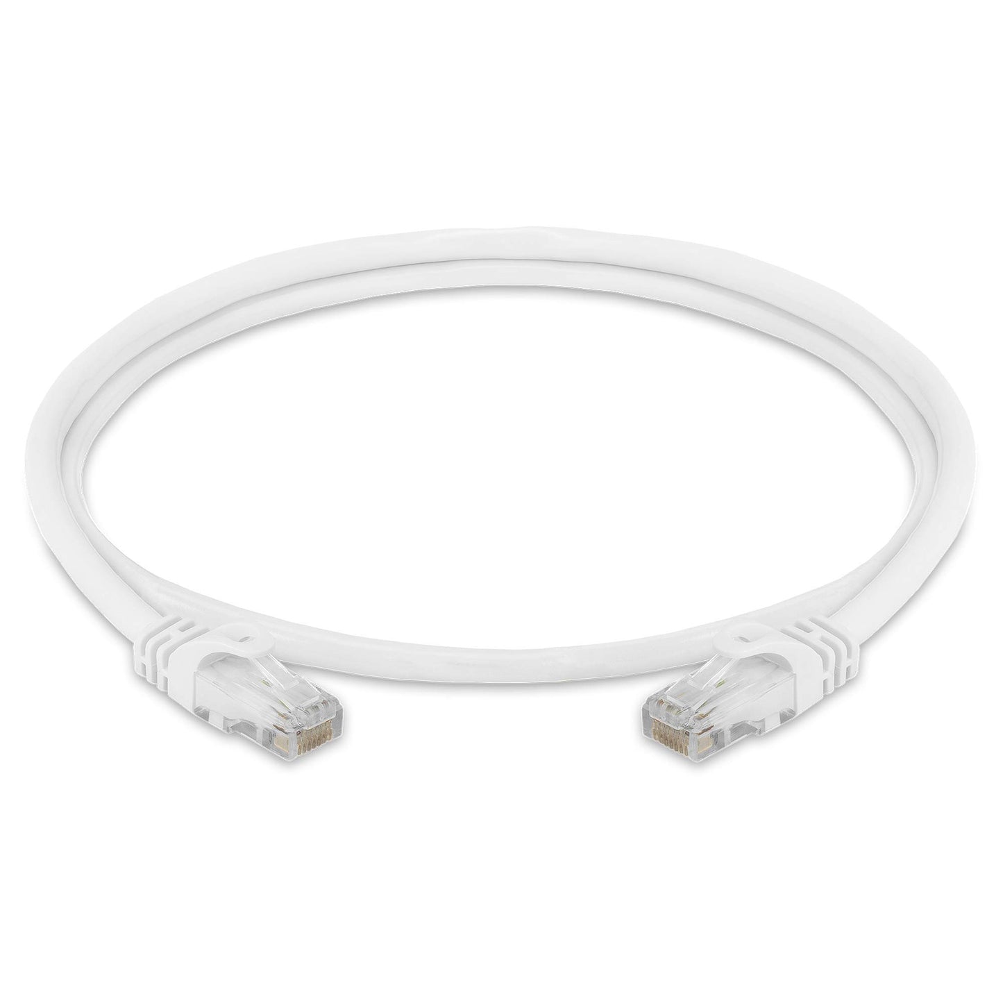 Cmple - RJ45 Cat-6 Ethernet Patch Internet Cable, High Speed Cat6 Network Cable 10 Gigabit, Cat 6 Ethernet LAN Cord with Gold Plated RJ45 Connectors - 5 Feet Yellow