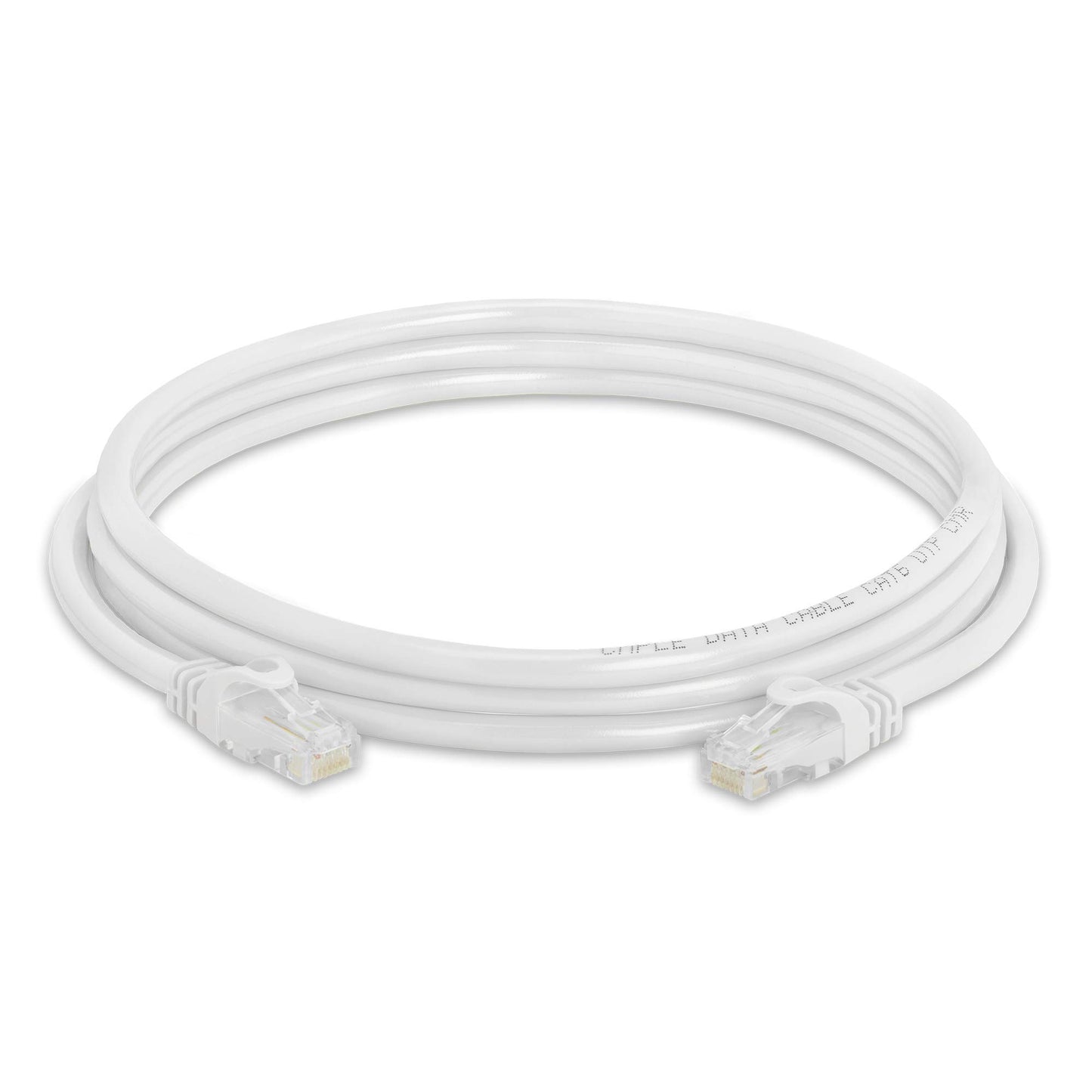 Cmple - RJ45 Cat-6 Ethernet Patch Internet Cable, High Speed Cat6 Network Cable 10 Gigabit, Cat 6 Ethernet LAN Cord with Gold Plated RJ45 Connectors - 5 Feet Yellow