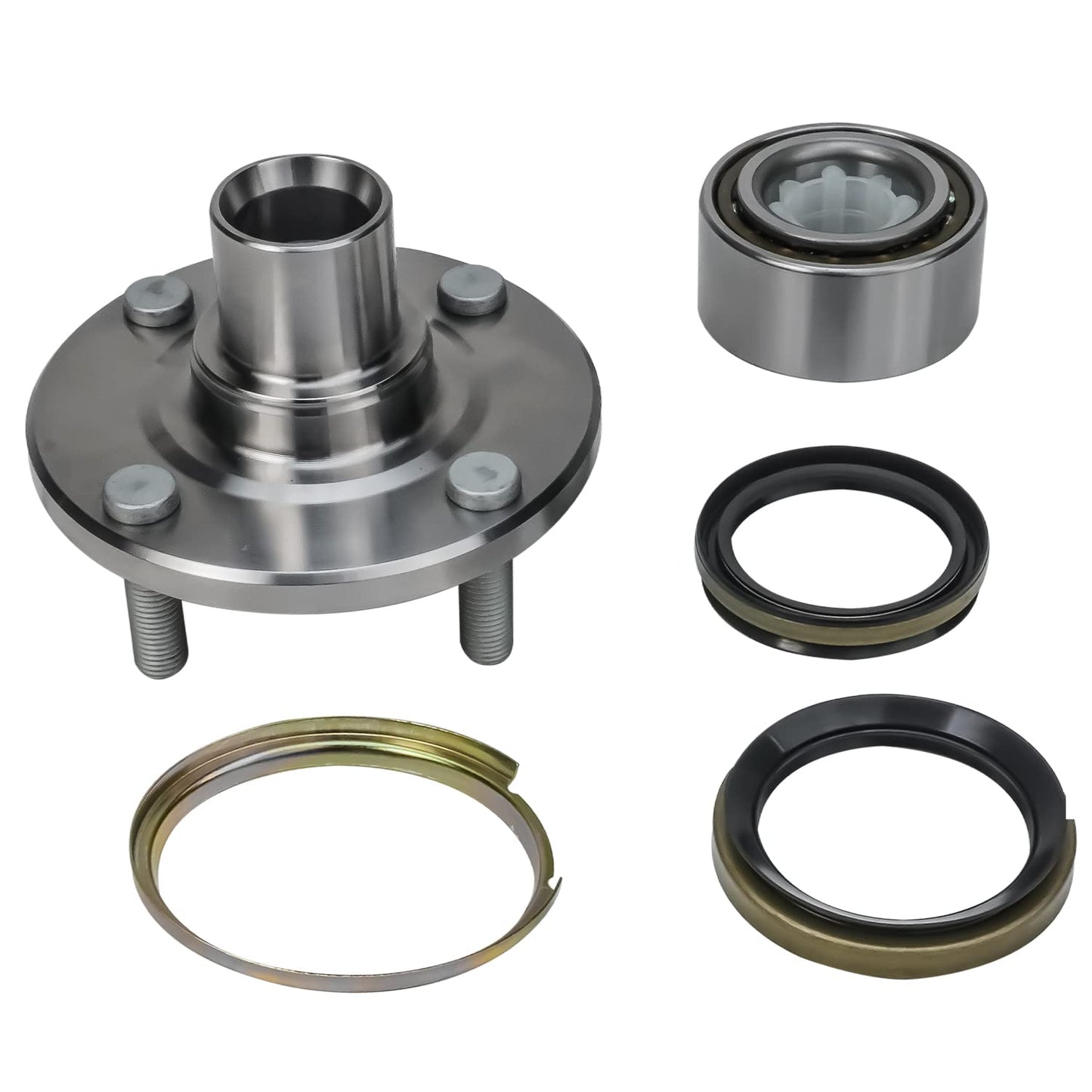 Detroit Axle - 4WD Front Wheel Bearing Hub for Ford F-250 F-350 Super Duty 2011-2016, Replacement 2012 2013 2014 2015 F-250 F-350 Super Duty (SRW Models) Wheel Bearing and Hub Assembly