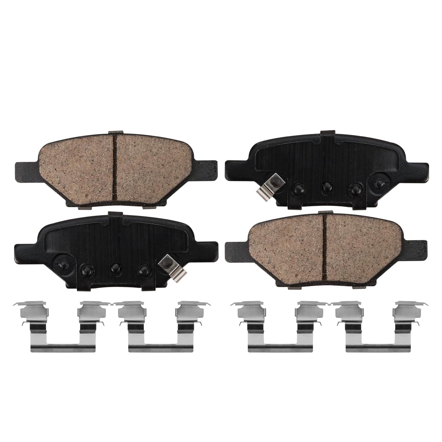 Detroit Axle - Front Brake Kit for 2006-2018 Dodge Ram 1500, 07-09 Durango Chrysler Aspen, 2019-2024 Ram 1500 Classic, Drilled and Slotted Disc Brake Rotors Ceramic Brakes Pads Replacement