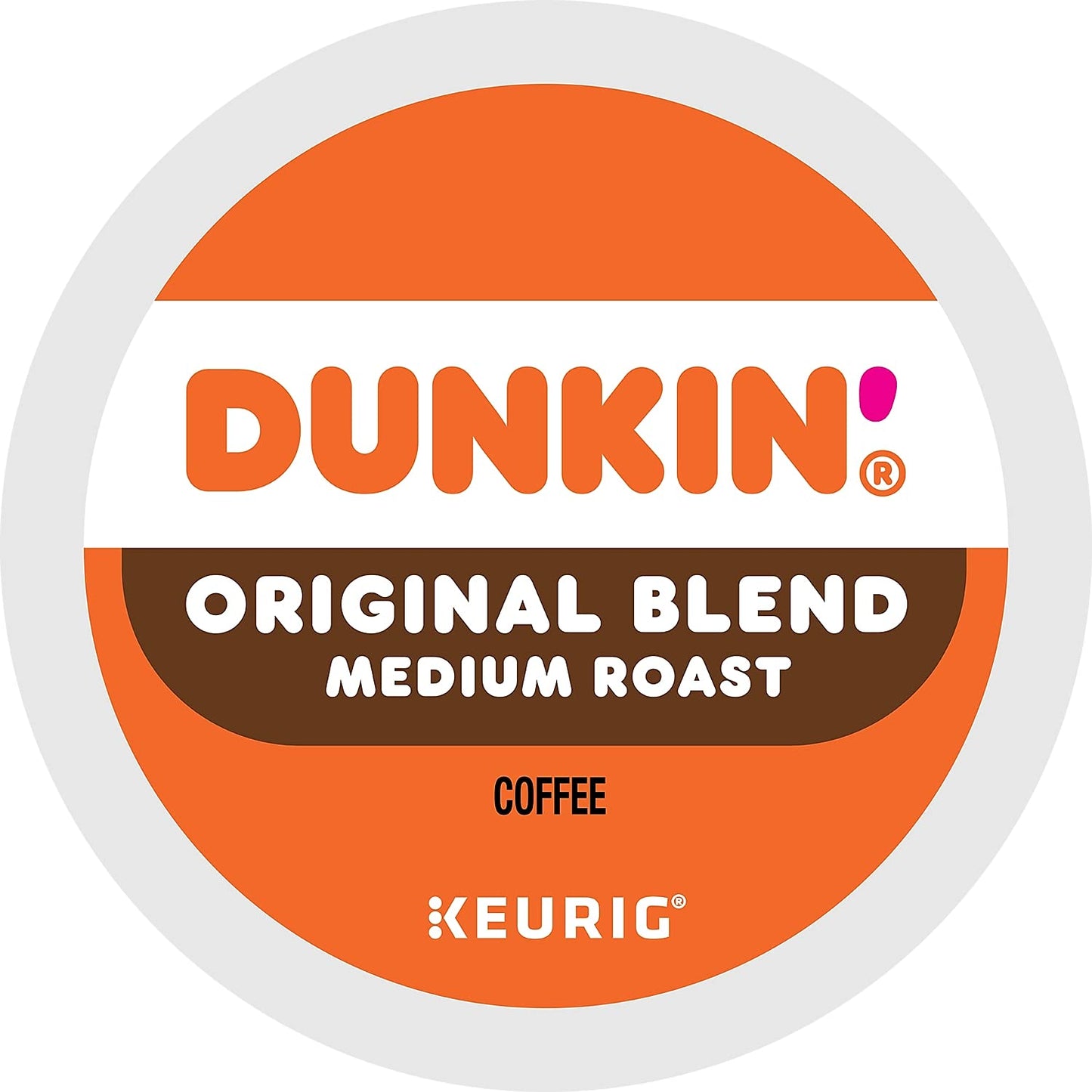 Dunkin' Donuts 2091512 Original Blend Coffee K-Cup Pods Medium Roast 44/Box (006933)