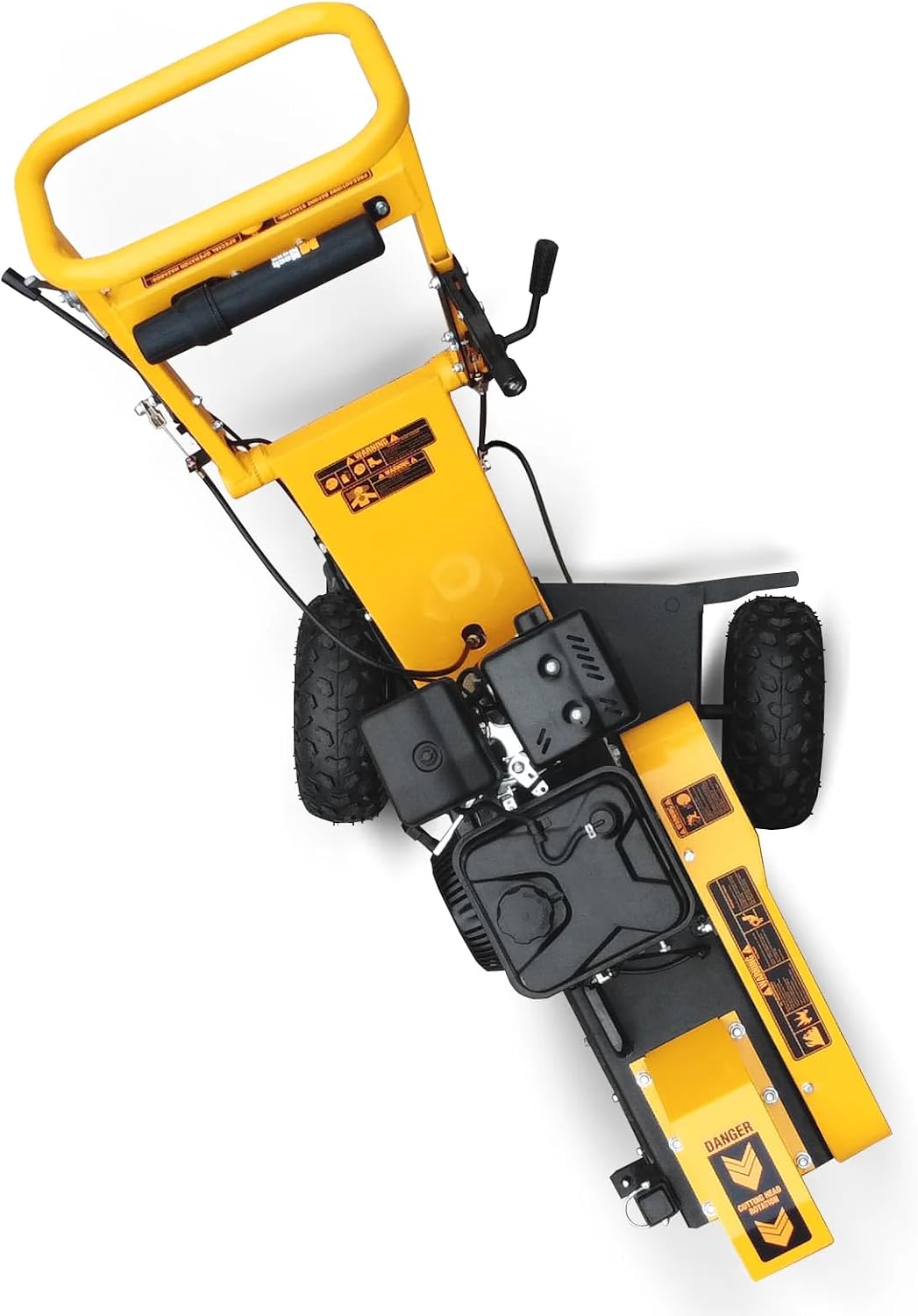 MechMaxx Stump Grinder With Support Leg, DUCAR 420cc 15HP Gas Engine
