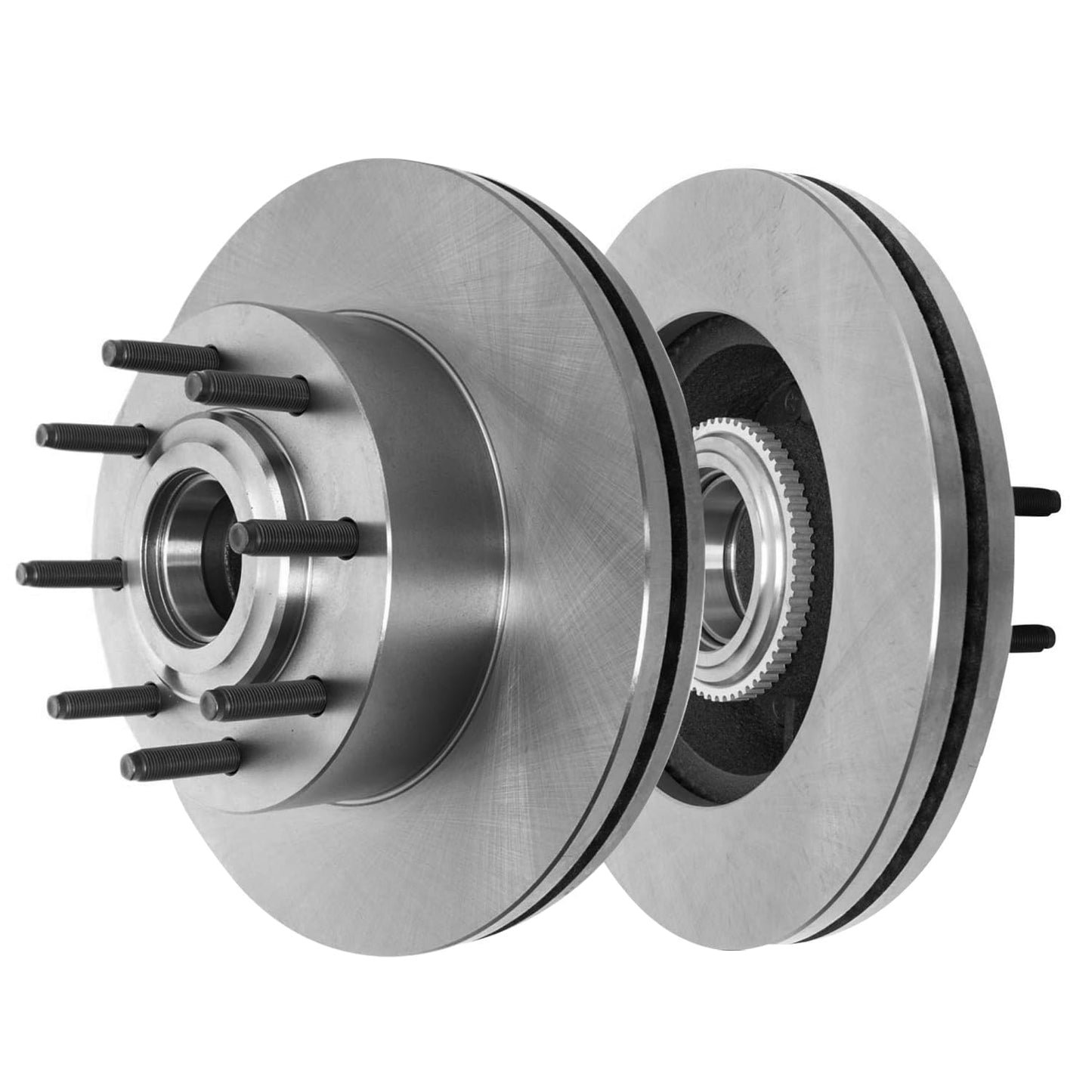 Detroit Axle - Brake Kit for Toyota 2006-2018 RAV4, 2010-2012 Lexus HS250h | Disc Brake Rotors Ceramic Brake Pads 2011 Front and Rear Replacement 10.83" inch Front 11.06" inch Rear Rotors