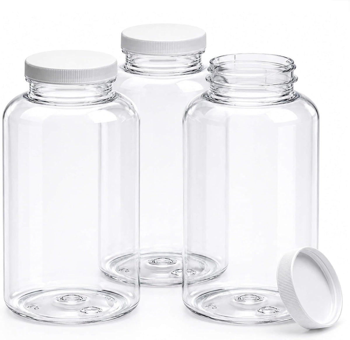 Eastwood Bottle and Lid Replacement Convenient Storage 3 Piece Set Pack Powders