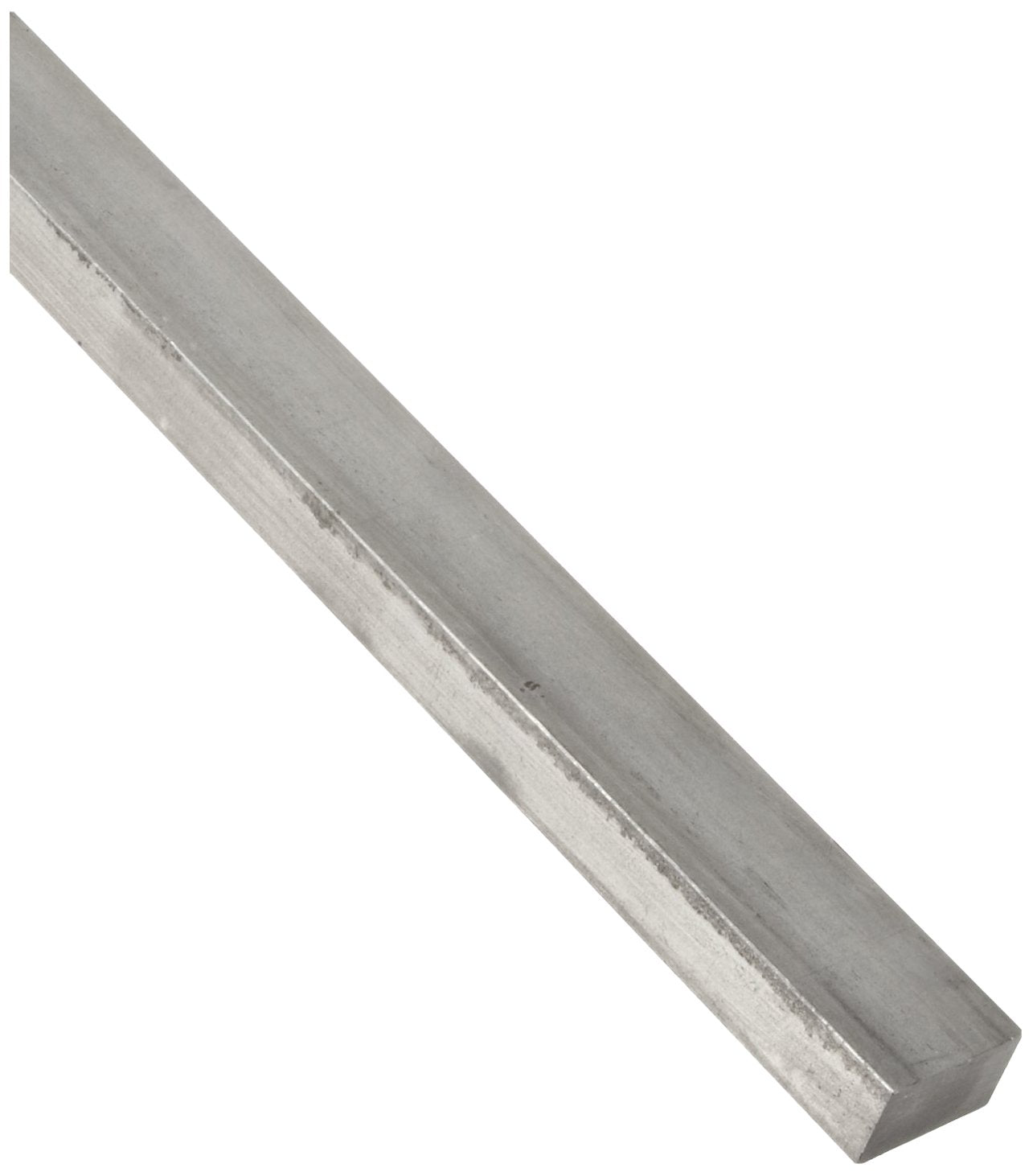 1018 Carbon Steel Rectangular Bar, Unpolished (Mill) Finish, Cold Finish, ASTM A108, 1/4" Thickness, 1" Width, 36" Length, OnlineMetals
