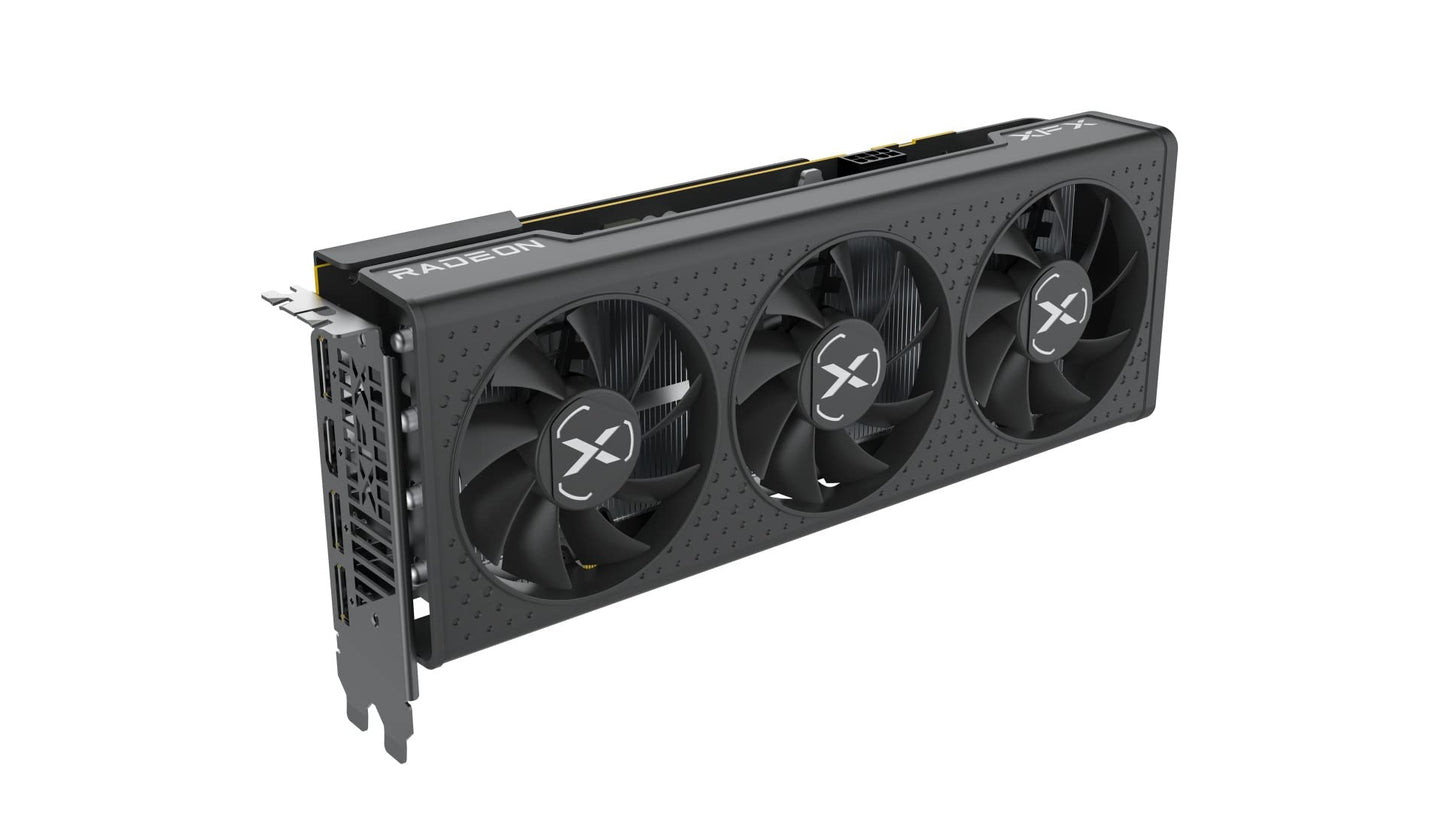 XFX Quicksilver AMD Radeon RX 9070XT Gaming Edition with 16GB GDDR6 HDMI 3xDP, RDNA 4 RX-97TQICKBA, Graphics Card, Compatible with Desktop PCs