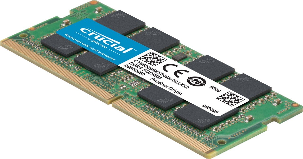 Crucial 16GB kit (8GBx2), 260-pin SODIMM, DDR4 PC4-19200,