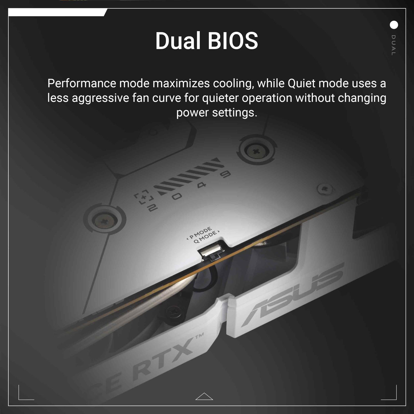 ASUS Dual NVIDIA GeForce RTX™ 5060 8GB GDDR7 White OC Edition Graphics Card, Desktop (PCIe 5.0, DLSS 4, HDMI 2.1b, DisplayPort 2.1b, 2.5-Slot, Axial-tech Fan, Dual BIOS), 3 Year Warranty