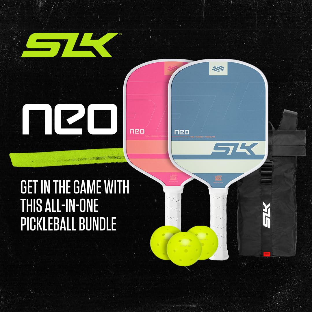 Selkirk Sport SLK Pickleball Paddles Set of 2 | Designed in The USA | Choose The SLK Neo Graphite, SLK Neo Fiberglass Pickleball Set or SLK Atlas Pickleball Bundle
