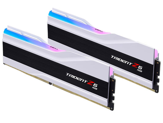 G.SKILL Trident Z5 RGB Series DDR5 RAM (Intel XMP 3.0 & AMD Expo) 32GB (2x16GB) 6000MT/s CL36-36-36-96 1.35V Desktop Computer Memory U-DIMM - Matte Black (F5-6000J3636F16GA2-TZ5RK)
