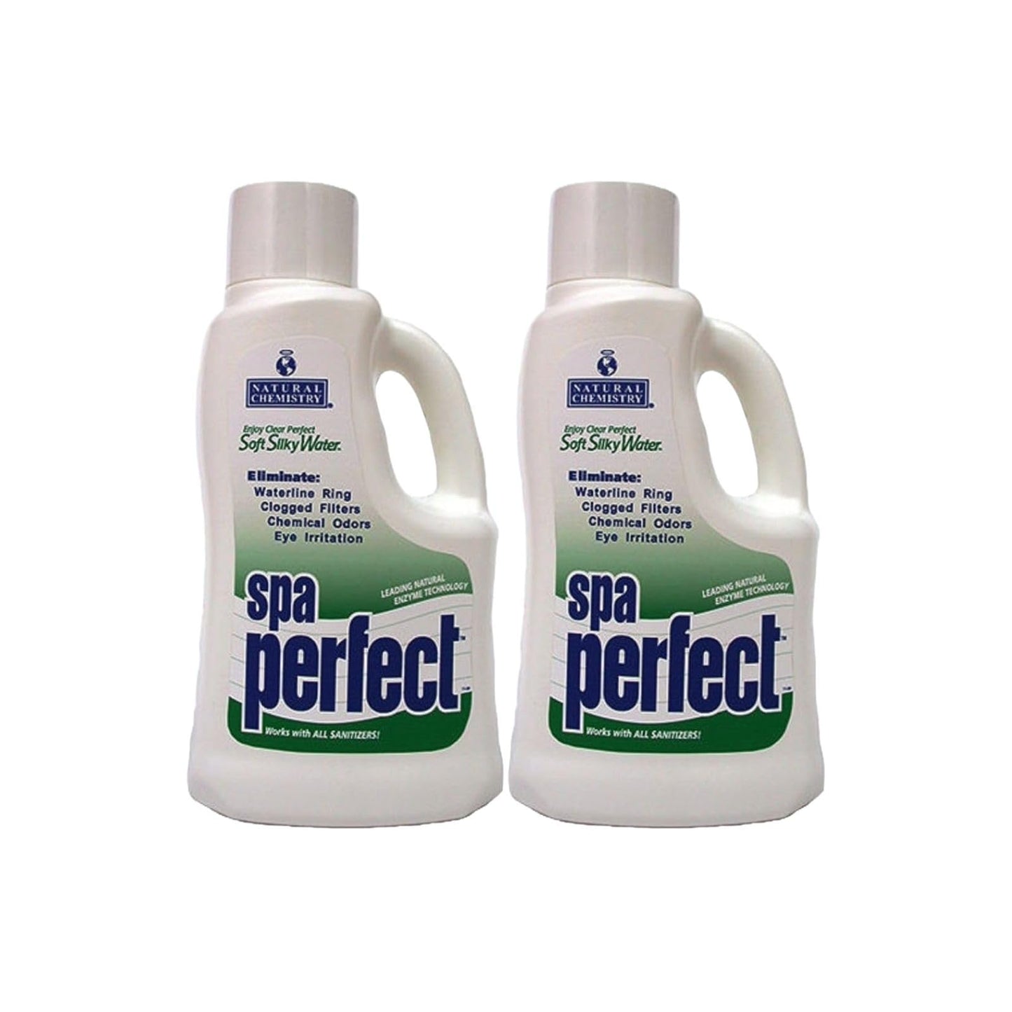 Natural Chemistry Spa Perfect, 2 Liter, Single Pack | Makes Water Feel Soft & Silky, Removes Waterline Ring, Clogged Filters & Eye Irritation, Works with All Sanitizing Systems