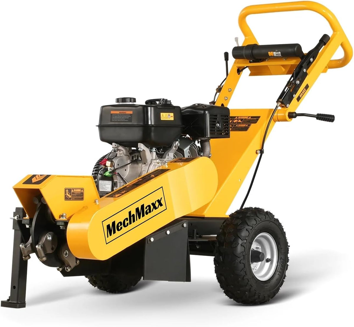 MechMaxx Stump Grinder With Support Leg, DUCAR 420cc 15HP Gas Engine