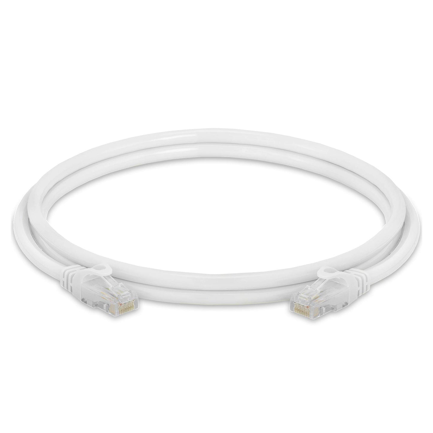 Cmple - RJ45 Cat-6 Ethernet Patch Internet Cable, High Speed Cat6 Network Cable 10 Gigabit, Cat 6 Ethernet LAN Cord with Gold Plated RJ45 Connectors - 5 Feet Yellow