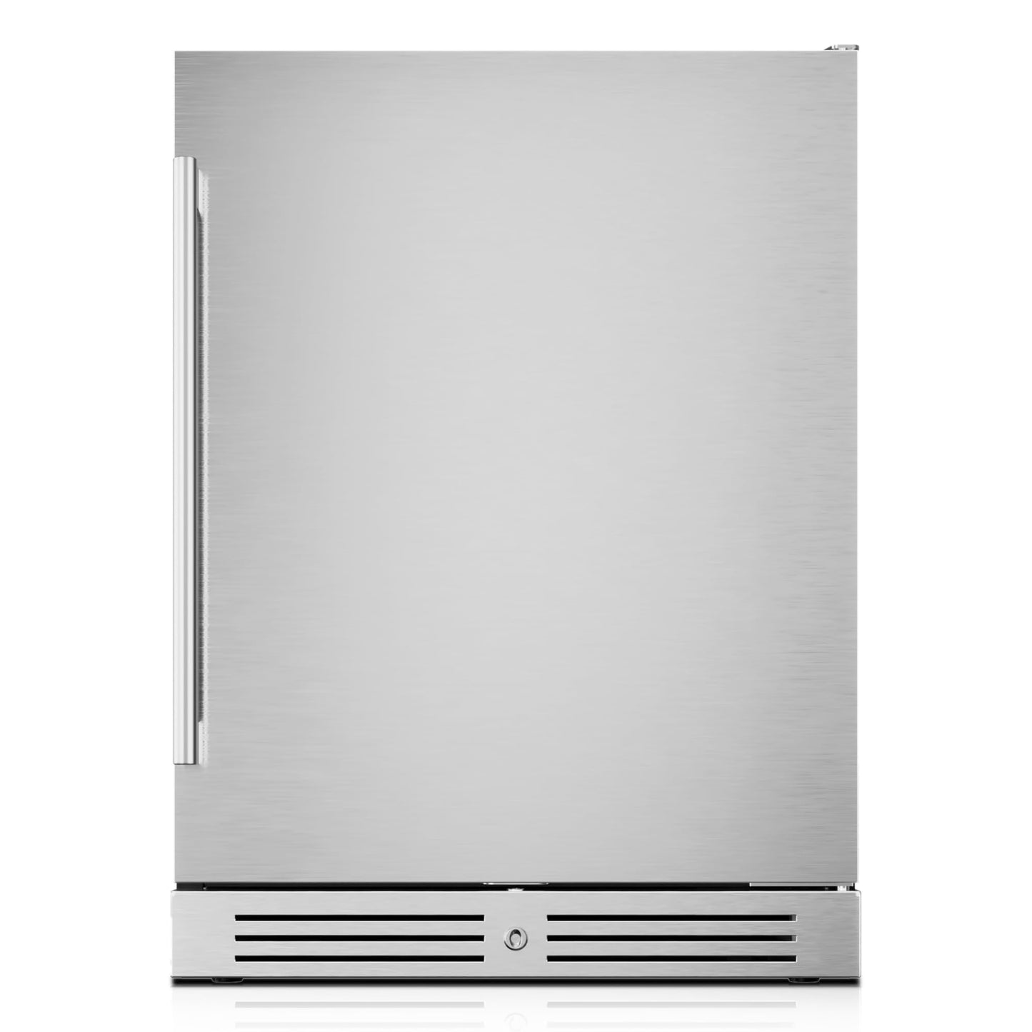 Yeego Beverage Refrigerator & Drink Fridge - 24 inch 180 Cans Beer Cooler Glass Door, 34-54℉ Under Counter Refrigerator Built-in for Drink Soda Wine for Bar Office Bedroom