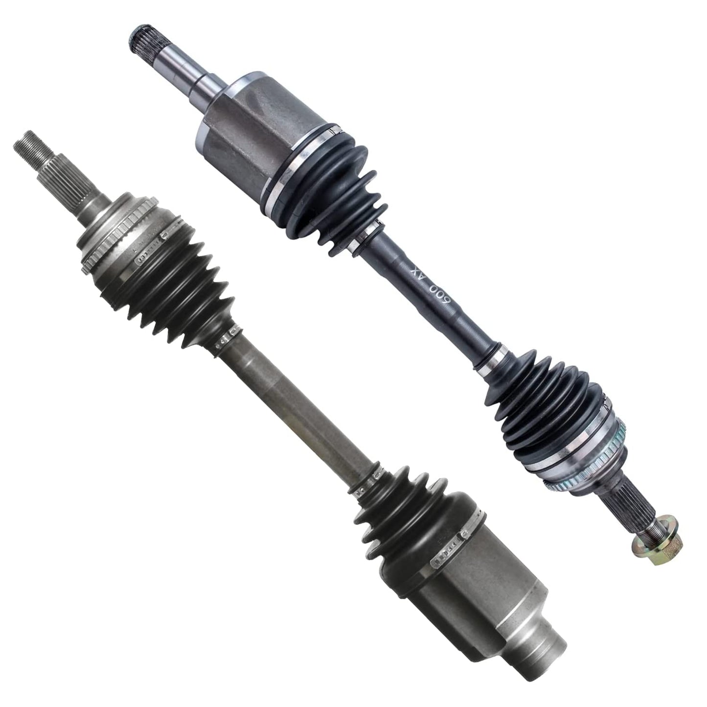 Detroit Axle - 4WD 2 Front CV Axle Shafts for 2007-2020 Chevy Silverado 1500 GMC Sierra Suburban Yukon XL 1500 Tahoe Avalanche Escalade ESV EXT 6 Lugs CV Axle Shafts Assembly Pair Replacement