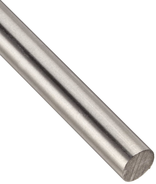 316 Stainless Steel Round Bar, Unpolished (Mill) Finish, Annealed, AMS 5648, 0.75" Diameter, 36" Length, OnlineMetals