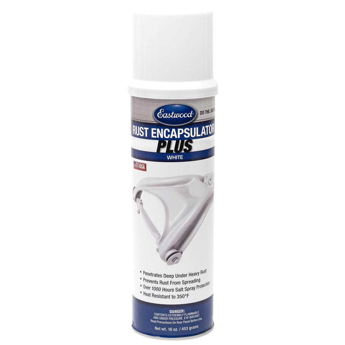 Eastwood Matte Black Rust Encapsulator Plus | Long Lasting Durable Finish 1 Coat Automotive Maximum Rust Protection | Heat Resistance up to 350 Degrees F | 16 oz. Aerosol | 1 Pack
