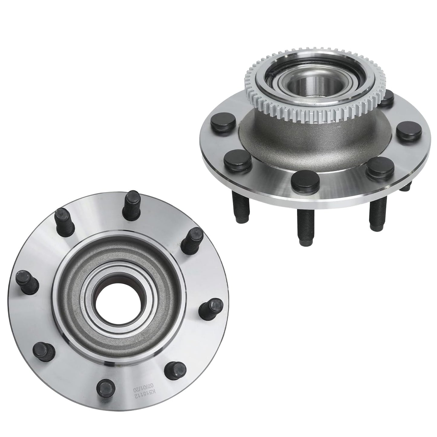 Detroit Axle - 2pc Front Wheel Bearing Hubs for 00-13 Chevy Impala Monte Carlo, 97-08 Pontiac Grand Prix, 06-11 DTS, 05-09 Buick Lacrosse, 06-11 Lucerne, 00-05 Lesabre, Pair Wheel Bearings and Hubs