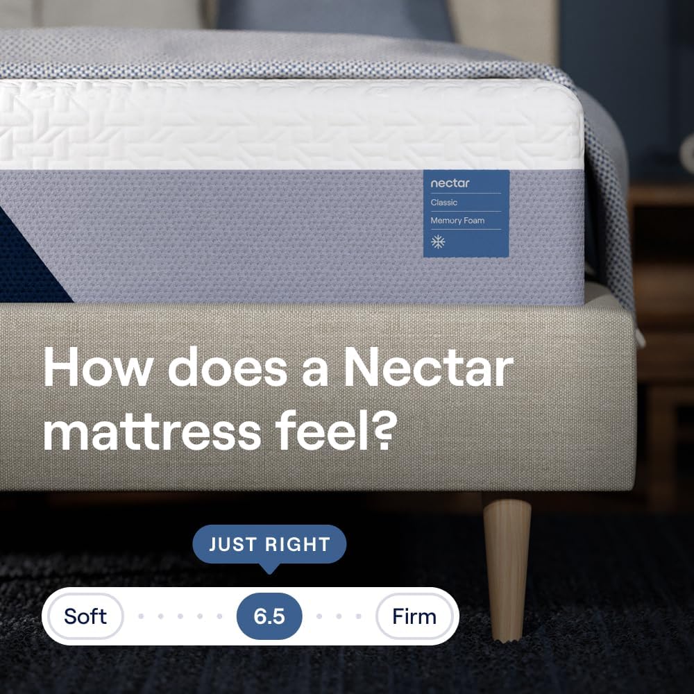 Nectar Premier 13” King Mattress - Medium Firm - Contouring Memory Foam - Cooling Upgrade - Back Pain Relief - Mattress in a Box - 365-Night Trial & Forever Warranty