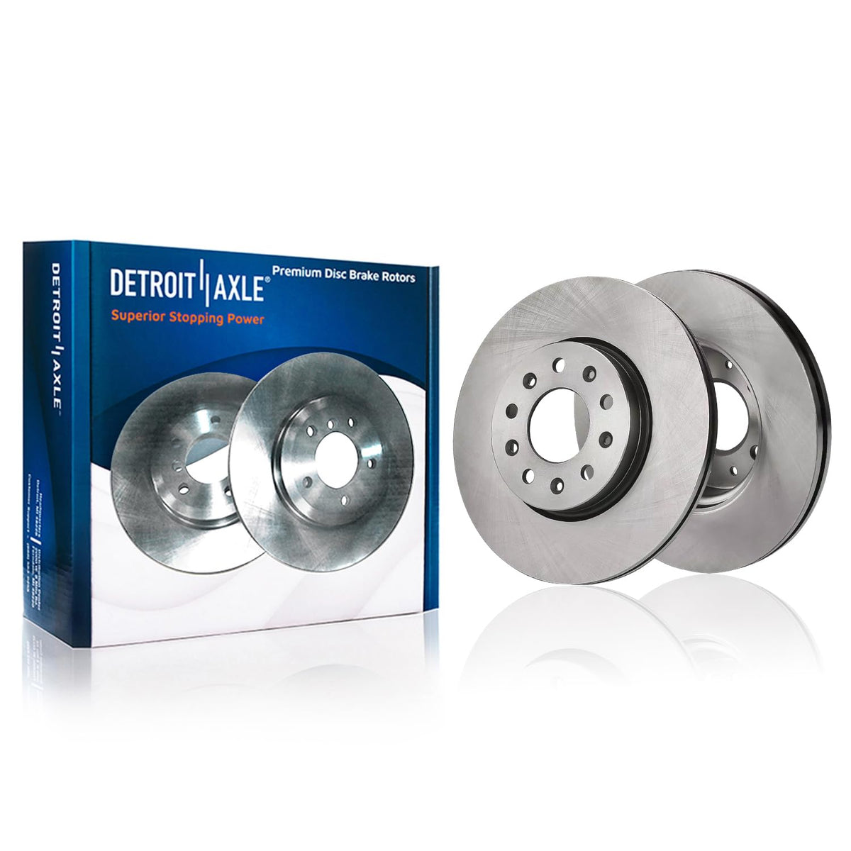 Detroit Axle - Front Brake Rotors for Chevrolet GMC Silverado Sierra
