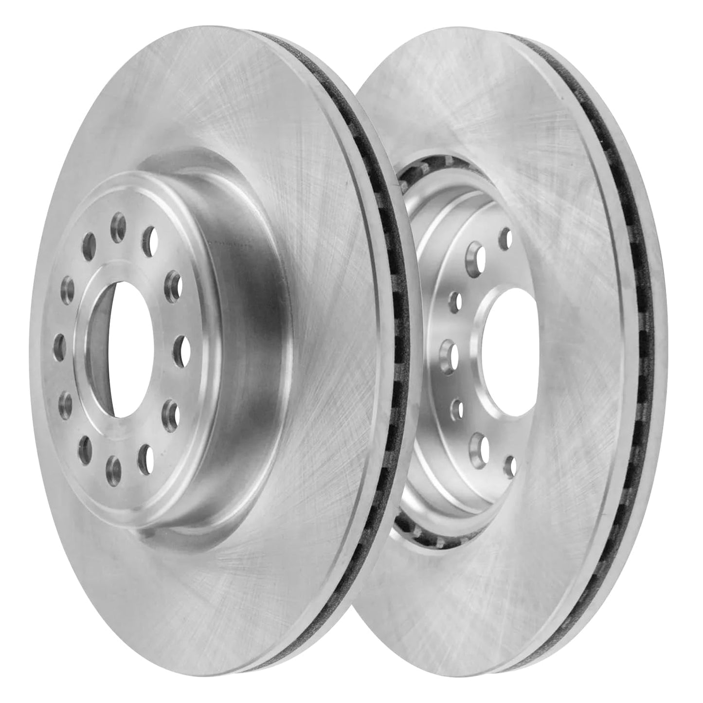 Detroit Axle - Front Brake Kit for Chrysler 300 Dodge Challenger Charger Magnum Replacement Disc Brakes Rotors and Ceramic Brake Pads : 12.6" inch Rotor