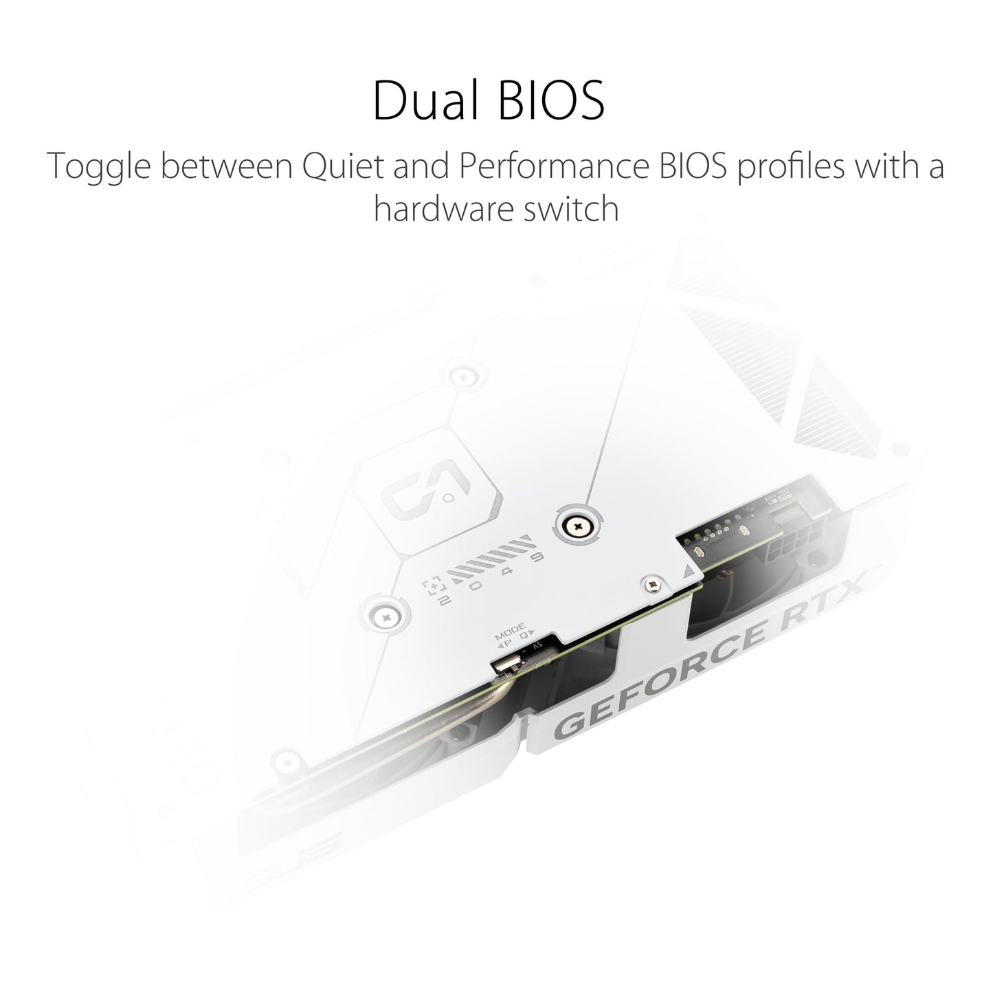 ASUS Dual NVIDIA GeForce RTX™ 5060 8GB GDDR7 White OC Edition Graphics Card, Desktop (PCIe 5.0, DLSS 4, HDMI 2.1b, DisplayPort 2.1b, 2.5-Slot, Axial-tech Fan, Dual BIOS), 3 Year Warranty
