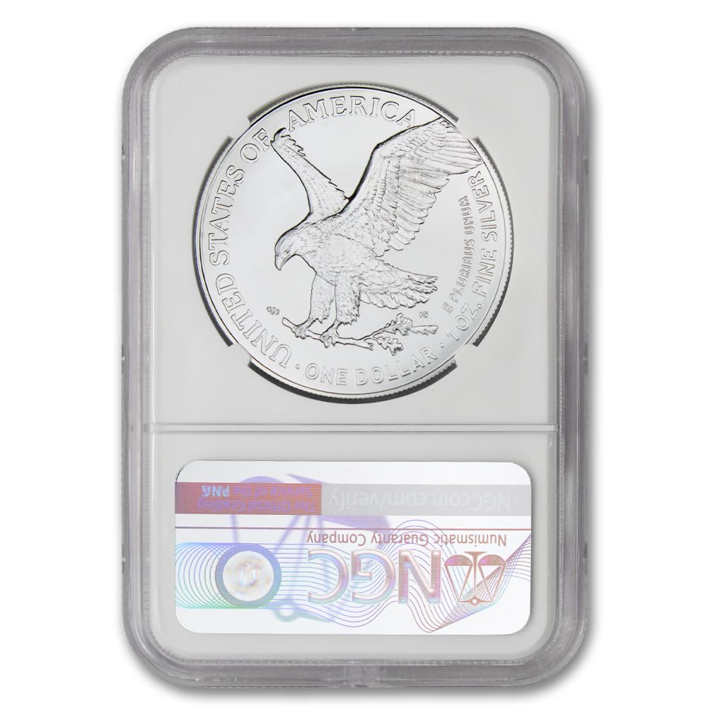 2026 (W) 1 oz American Silver Eagle Coin Gem Uncirculated (Early Releases - 40th Anniversary - Struck at the West Point Mint) $1 NGC GEMUNC