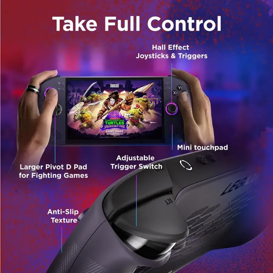 Lenovo Legion Go S 8APU1 Gaming Handheld - AMD Ryzen Z1 Extreme (3.30 GHz up to 5.10 GHz) - 8″ WUXGA (1920 x 1200) 120Hz - Graphics AMD Radeon 780M / RDNA™ 3 - SteamOS - 32GB with 1TB SSD. (Renewed)