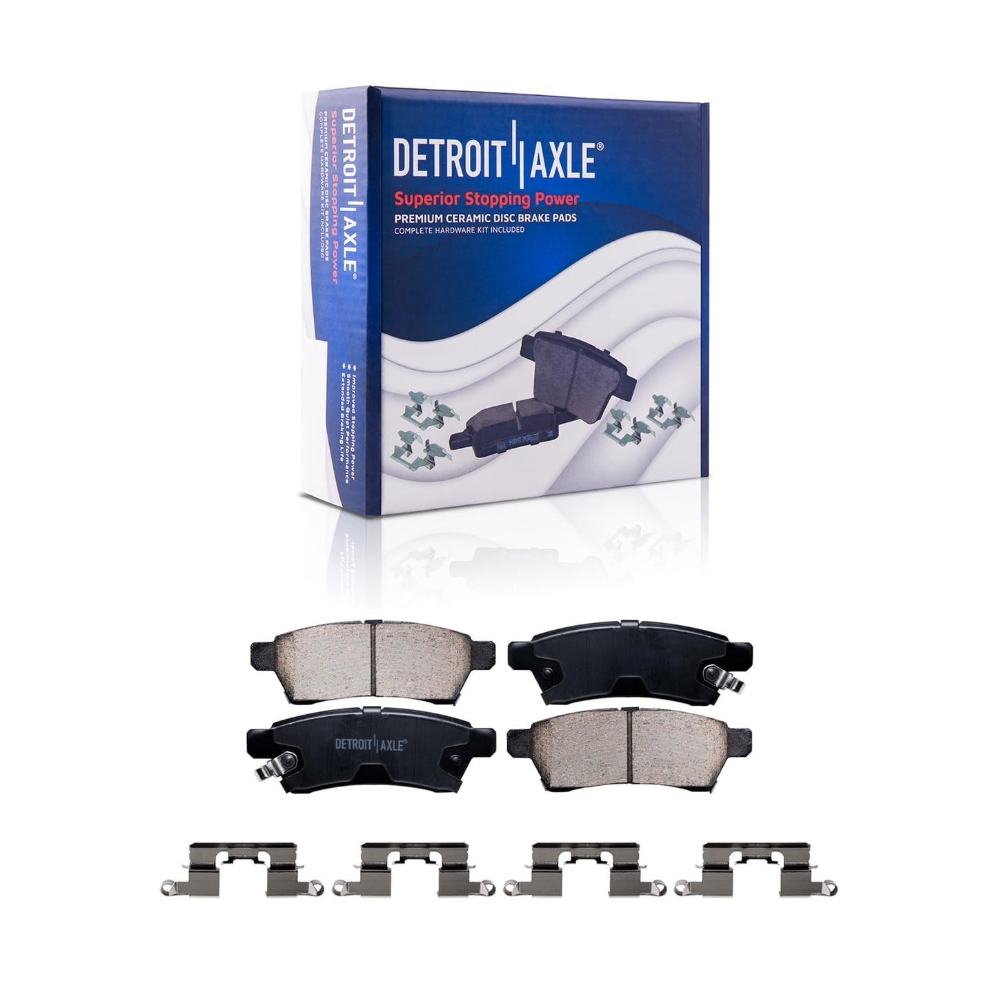 Detroit Axle - Front Brake Kit for Chrysler 300 Dodge Challenger Charger Magnum Replacement Disc Brakes Rotors and Ceramic Brake Pads : 12.6" inch Rotor