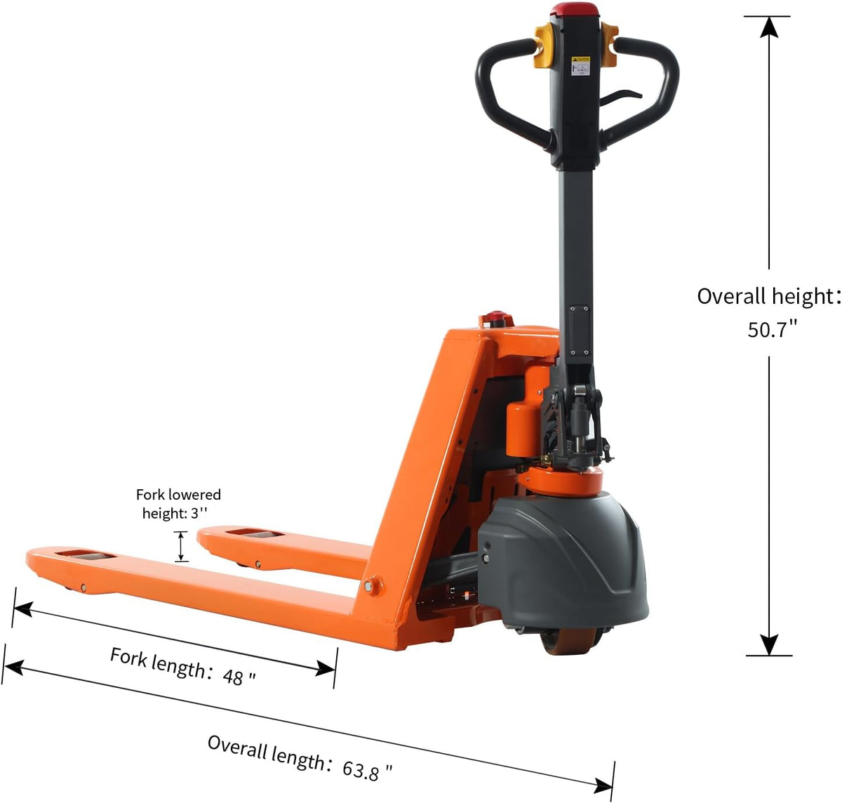 Tory Carrier Electric Pallet Jack, Lithium Battery Powered Pallet Trucks