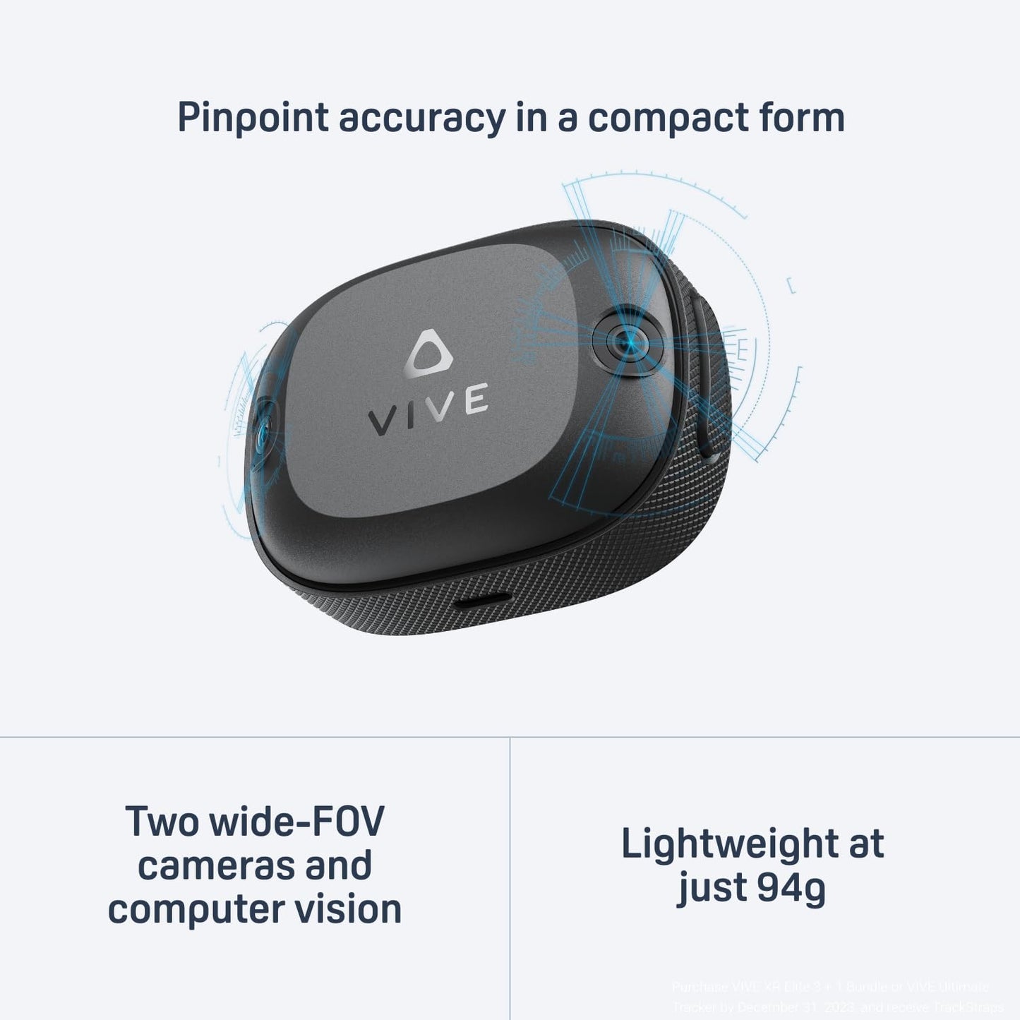 HTC Vive Ultimate Tracker 3 Pack + Dongle - VR Full Body Tracking - Compatible with SteamVR, Vive XR Elite, Meta Quest Virtual Reality Headsets | VR full body tracking, SteamVR, vive XR elite