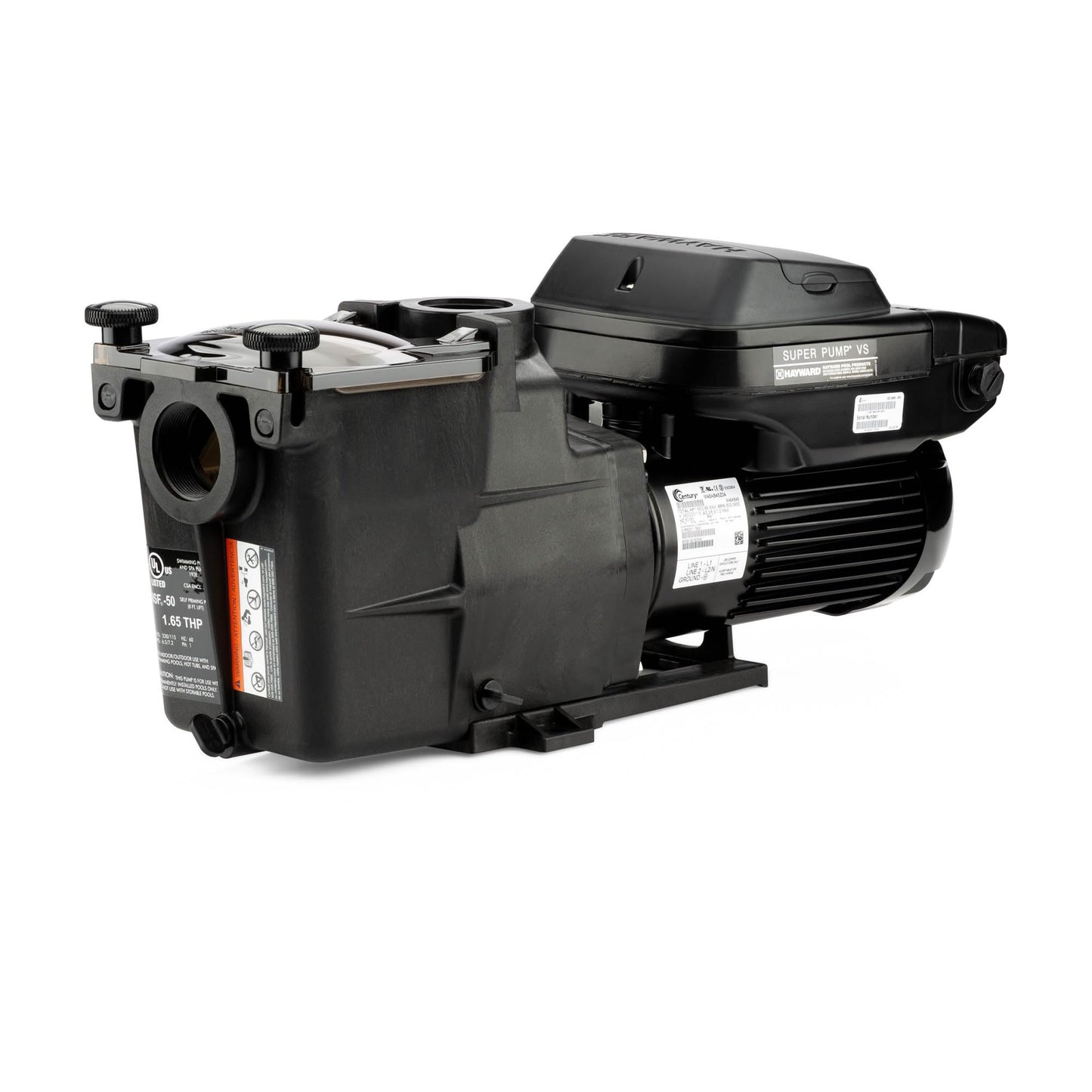 Hayward Pool Pump Inground Pools Super Pump 1 HP (W3SP2607X10 replacement for SP2607X10 pump for in-ground pools)