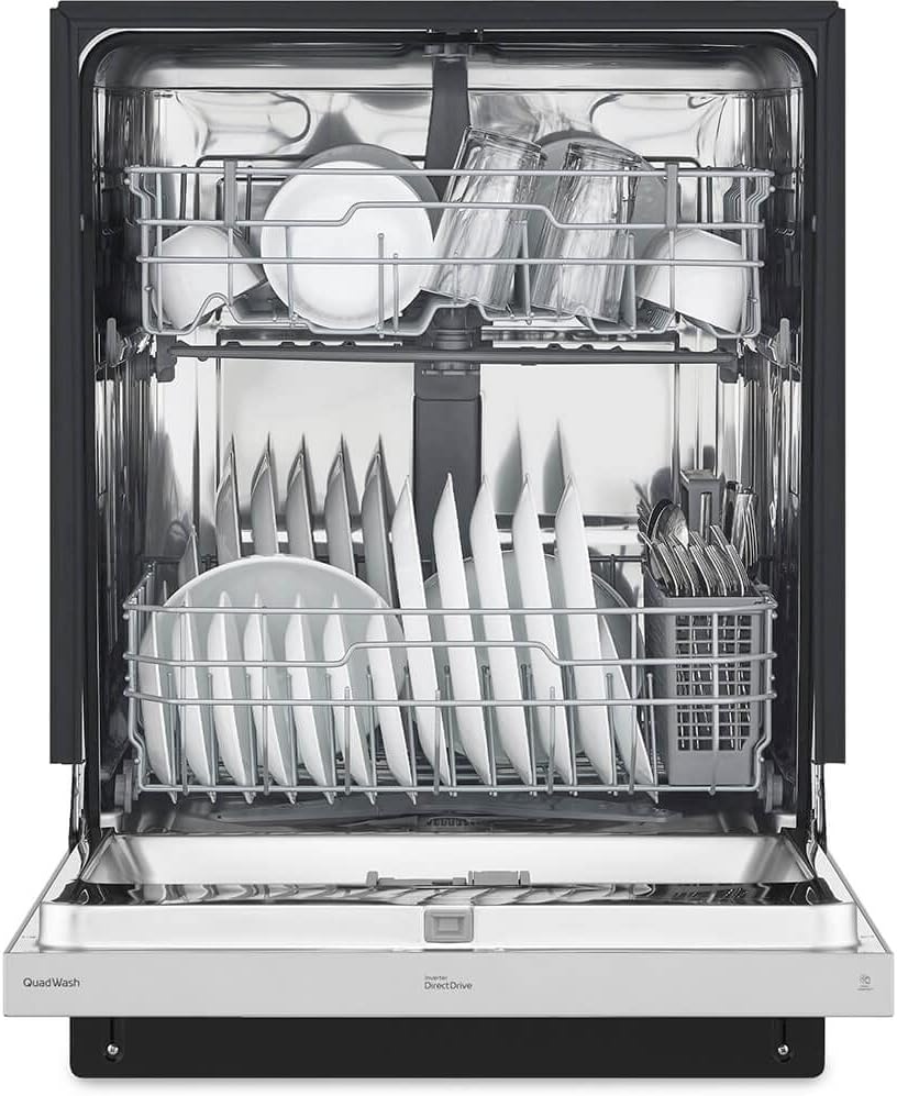 LG LDFN3432T 50 dBA Stainless Front Control built in Dishwasher with QuadWash